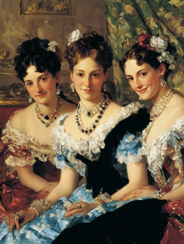 Victorian Lady Tipping the Velvet Cinematic Illustration