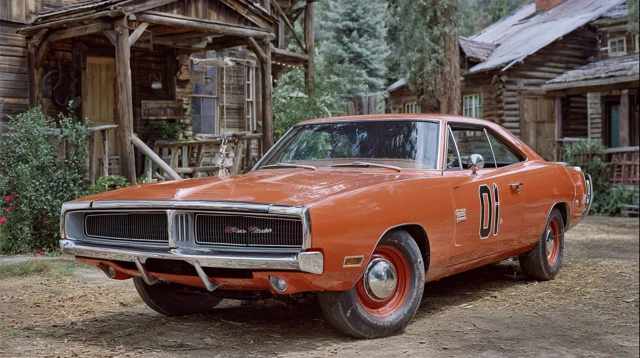 General Lee 80s Photo The Dukes of Hazzard