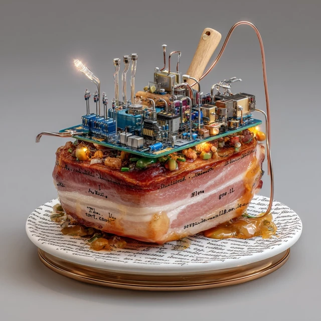 Ham and Electronics A Delicious Tech Fusion
