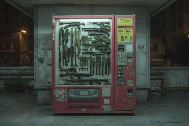 Miniature Weapons Vending Machine