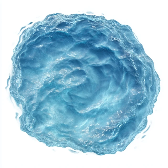 Blue Water Globe D D Asset Illustration