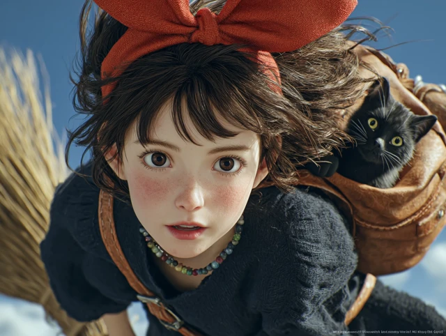 Kikis Delivery Service: Realistic Portrait