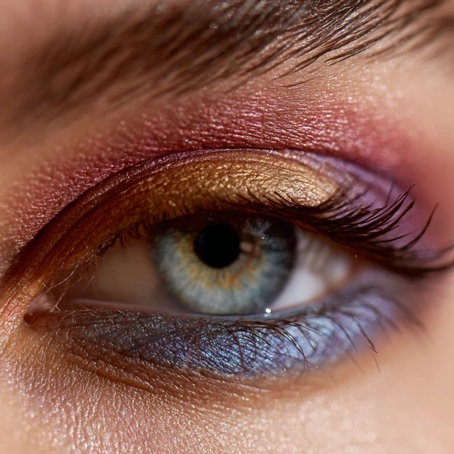 Colorful Eyeshadow Close Up Makeup Tutorial