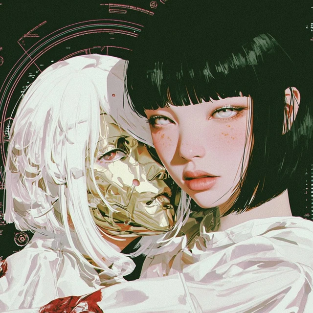 Surreal Fashion Portrait Virtual Self