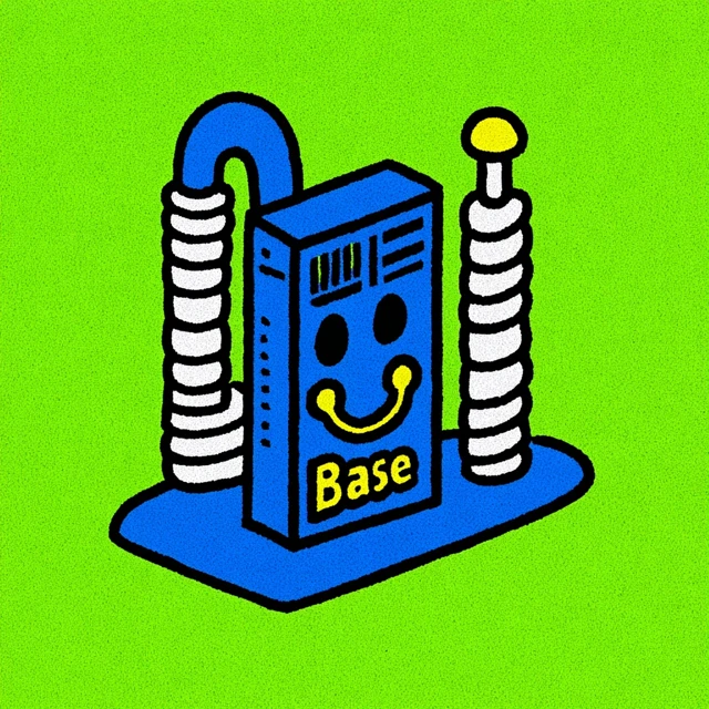 Base Logo PC Gaming Acid House Style