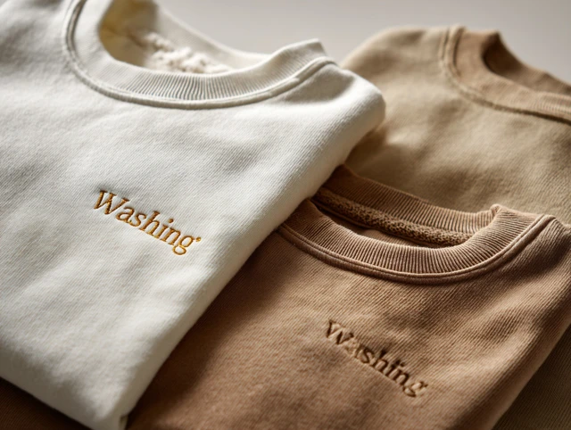 Minimalist Embroidered Sweatshirts Product Photography