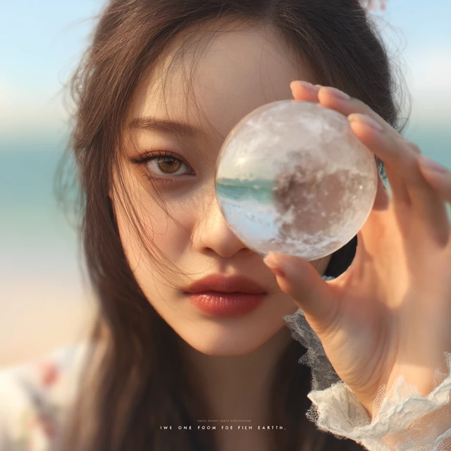Jennie Ice Ball Clarity Awareness Summer Beach