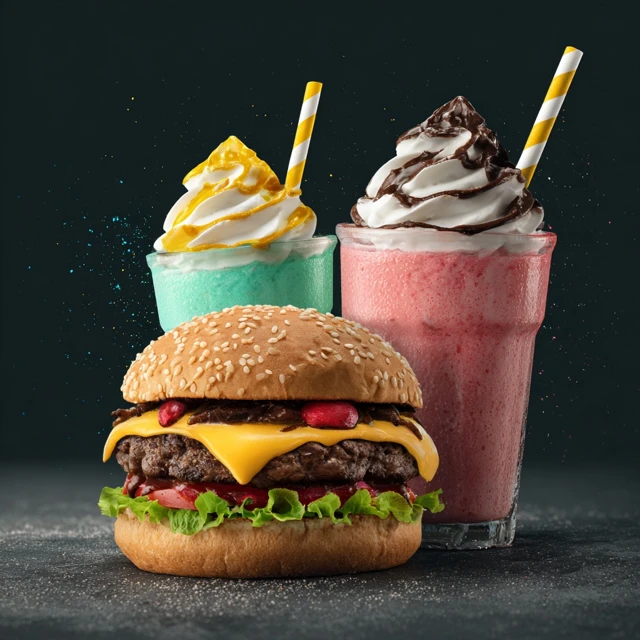 Fusion Food Burger and Milkshake Restaurant Homepage
