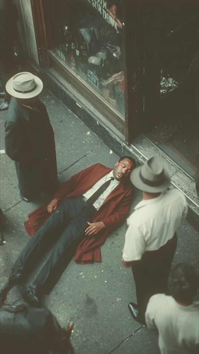 Martin Luther King Assassination 1968 Color Photo