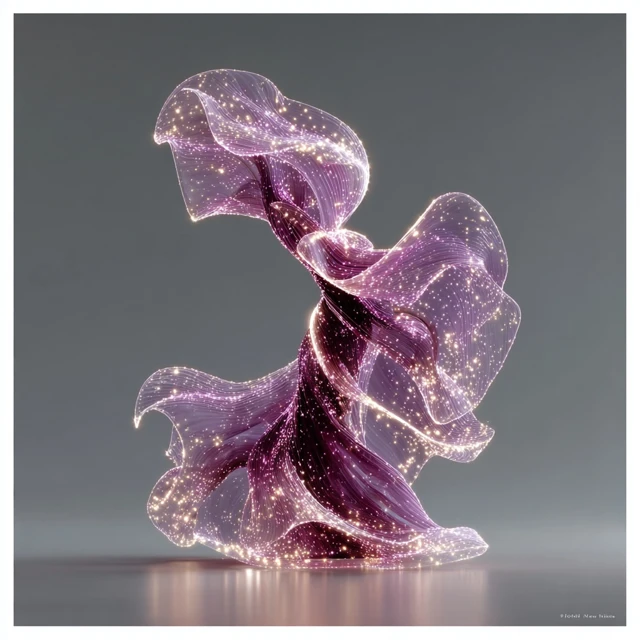 Kinetic Dancer in Translucent Light Currents