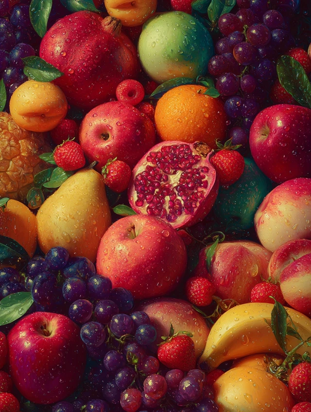 Impressionistic Fruit Still Life Painting