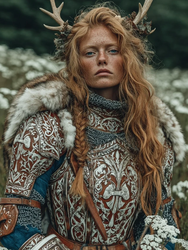 Medieval Woman Knight Fantasy Art