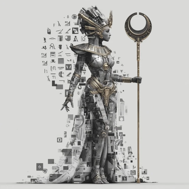 Maat Egyptian Goddess Modern Tech Iconography