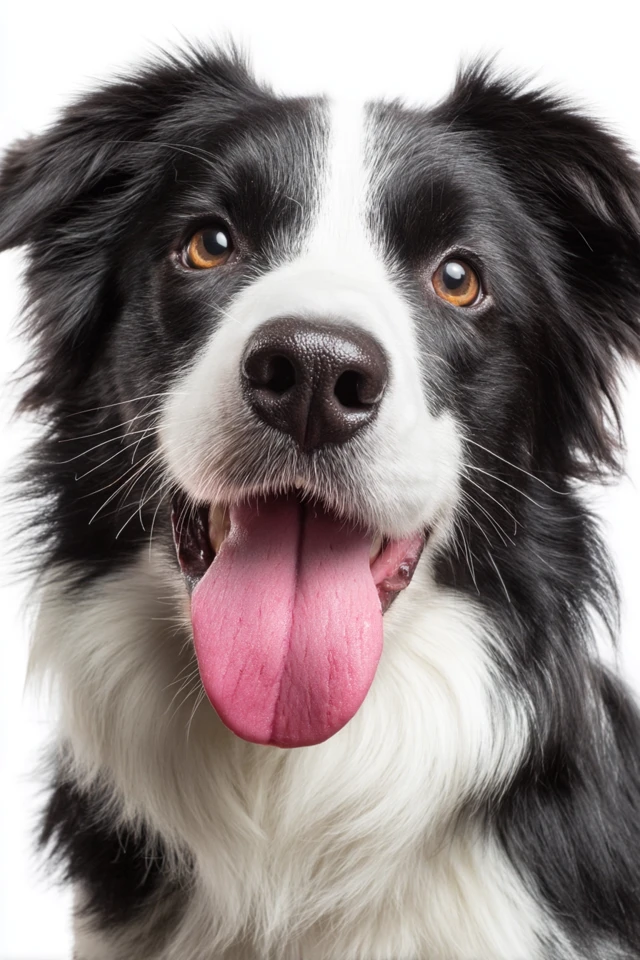 Border Collie Portrait Happy Dog