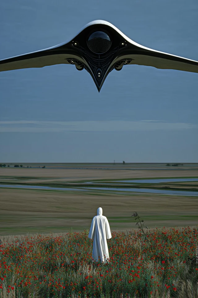 Apocalyptic SciFi Landscape Surreal Alien Machines