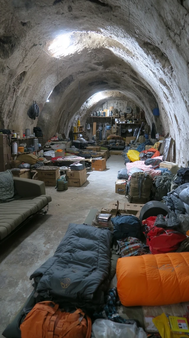 Underground Cave Shelter Interior