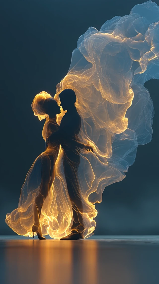 Smoke Dancers Salsa: Abstract Art