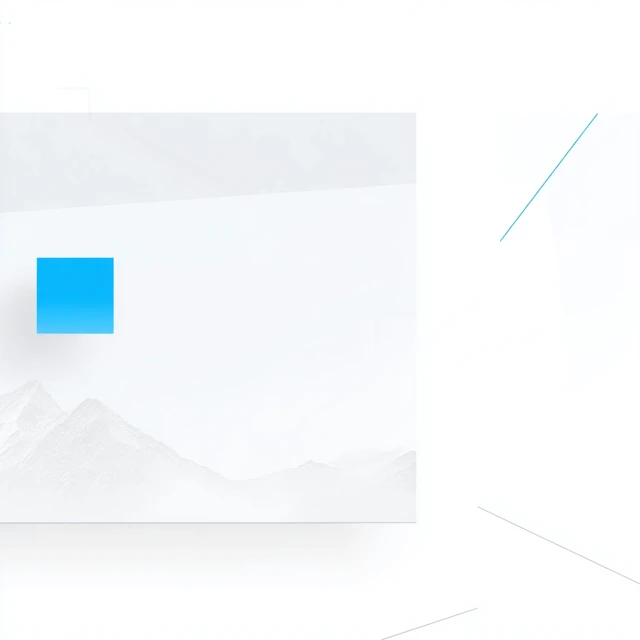 Minimalist LinkedIn Cover Design White and Blue