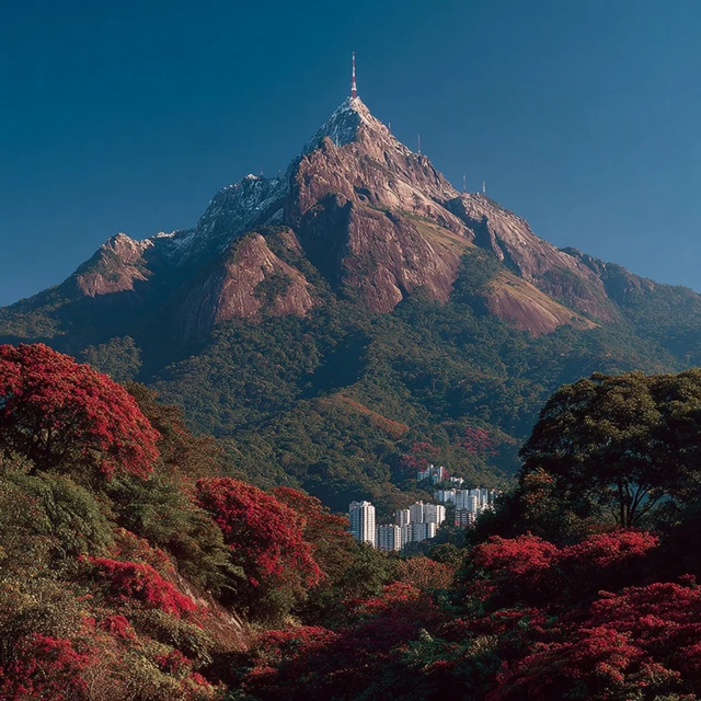 Sao Paulo City Meets Pico do Jaragua Mountain