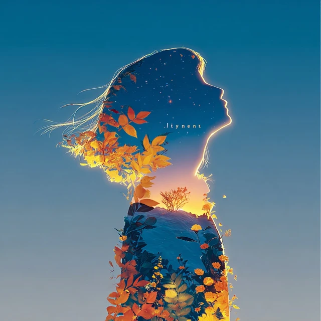 Girl and Nature A Magical World