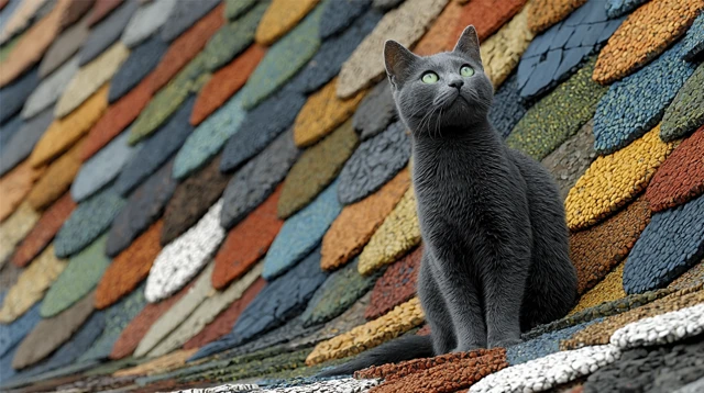 Surreal Cat Art by Franz Vinck Autumn Illustration