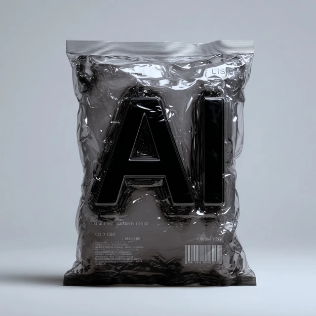 AI in a Bag Futuristic Collectible Design