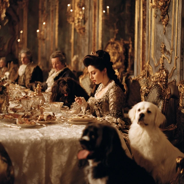 Maria Theresa Dining in Versailles Baroque Style