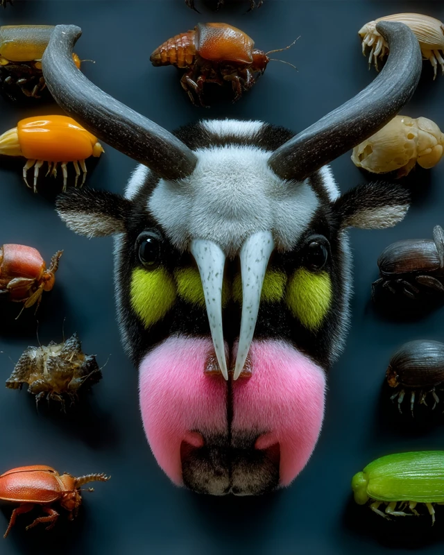 Exotic Specimen Display Biopunk Nature Exhibit