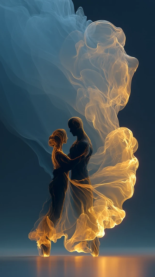 Smoke Dancers Salsa: Abstract Art