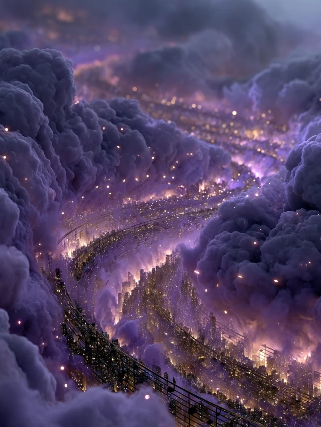 Nightmare City Awakens Lullaby Sprites Digital Painting