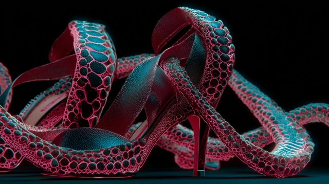 Octopus High Heels Glamorous Grotesque Art Pop