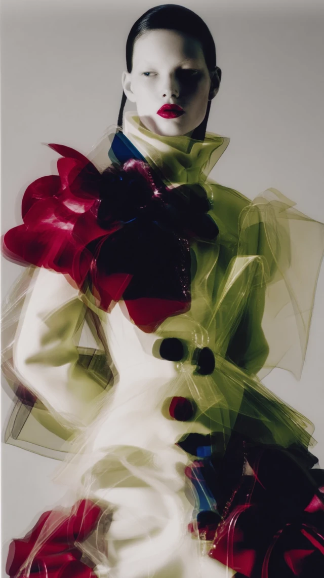 Alexander McQueen Givenchy Campaign Editorial Photo