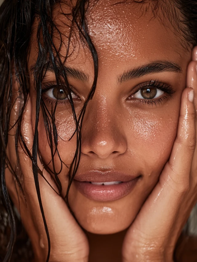 Glowing Skin Skincare Beauty Photography Model