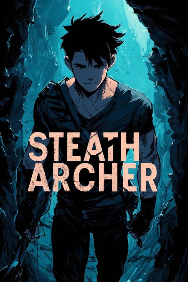 Stealth Archer Fantasy Adventure Cover Art