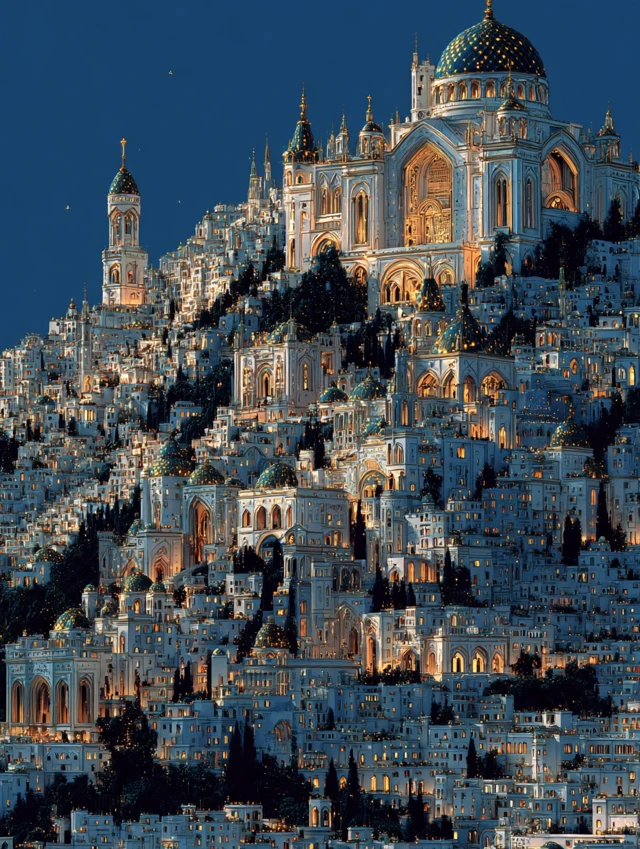 City of Lights A Futuristic Metropolis