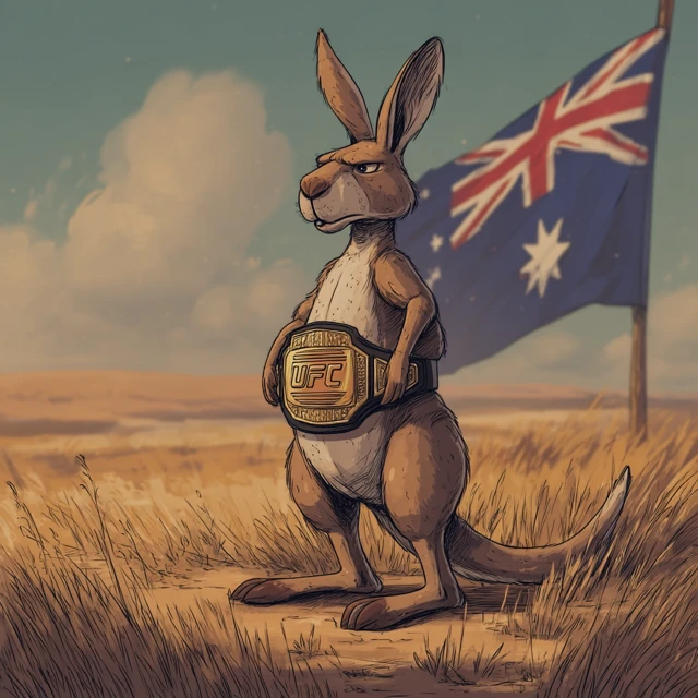 UFC Kangaroo Champion in the Australian Outback