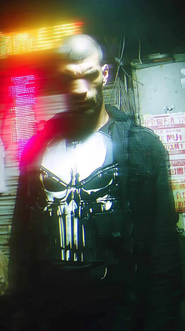 The Punisher Vigilante Action Hero in the City