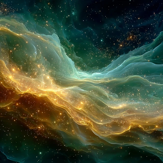 Cosmic Nebula Background Celestial Space Art