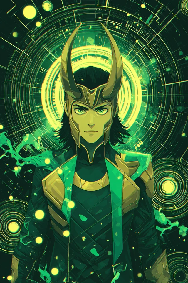 Loki Paradox NFT Portrait Cosmic Mischief