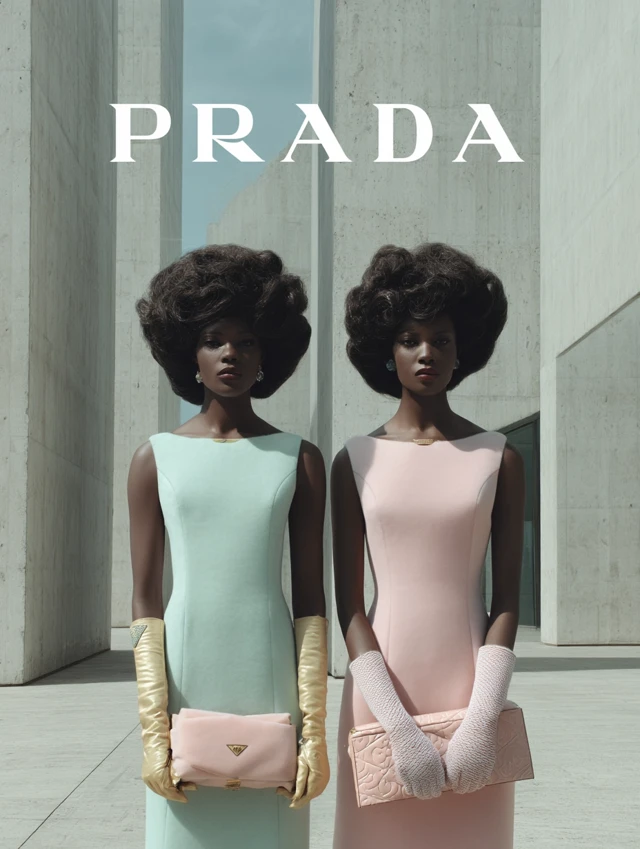 Prada Campaign African American Models Mod Fashion