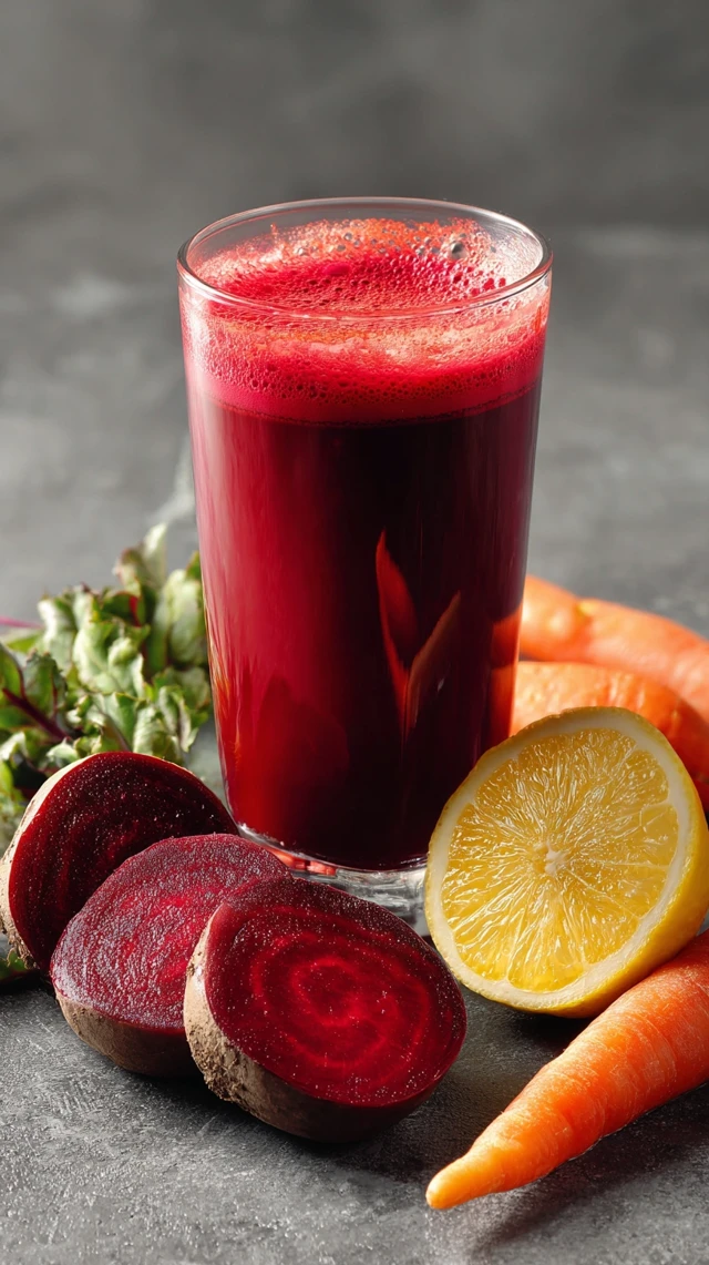 Healthy Detox Juice Recipe Beetroot Carrot Apple Lemon