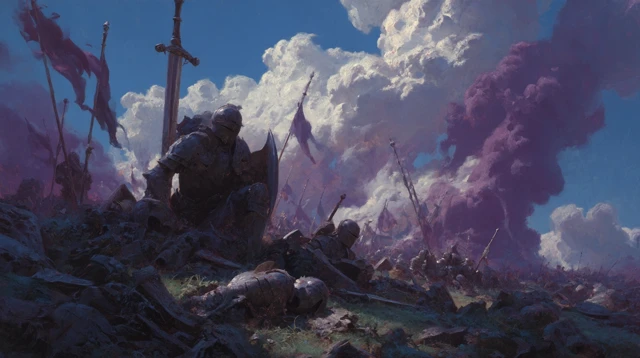 Aftermath of Battle Fantasy Art