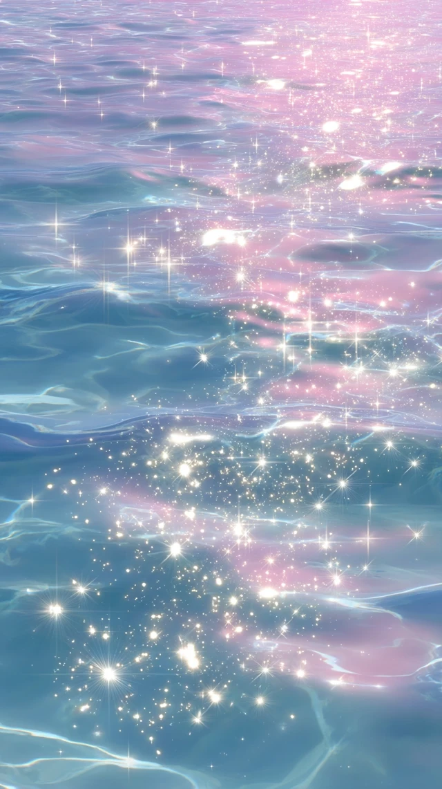 Sparkling Water Surface Wallpaper Dreamy Pastel Tones