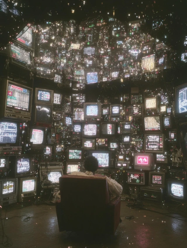 Retro SciFi Room A Journey to Knowledge