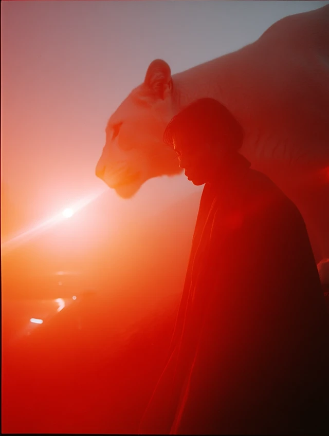 Ethereal Photo: Human and Spiritual Creature