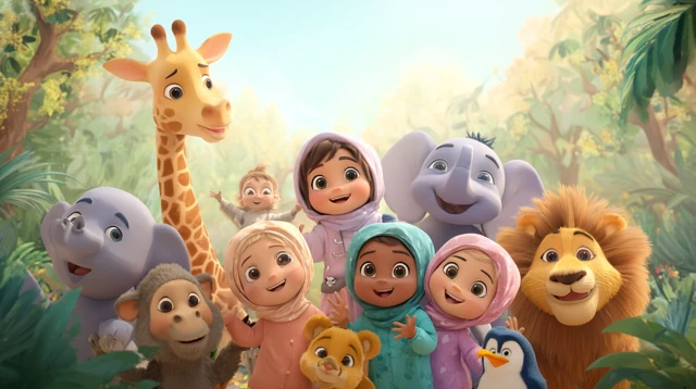 Islamic Zoo Adventure Kids Music Video