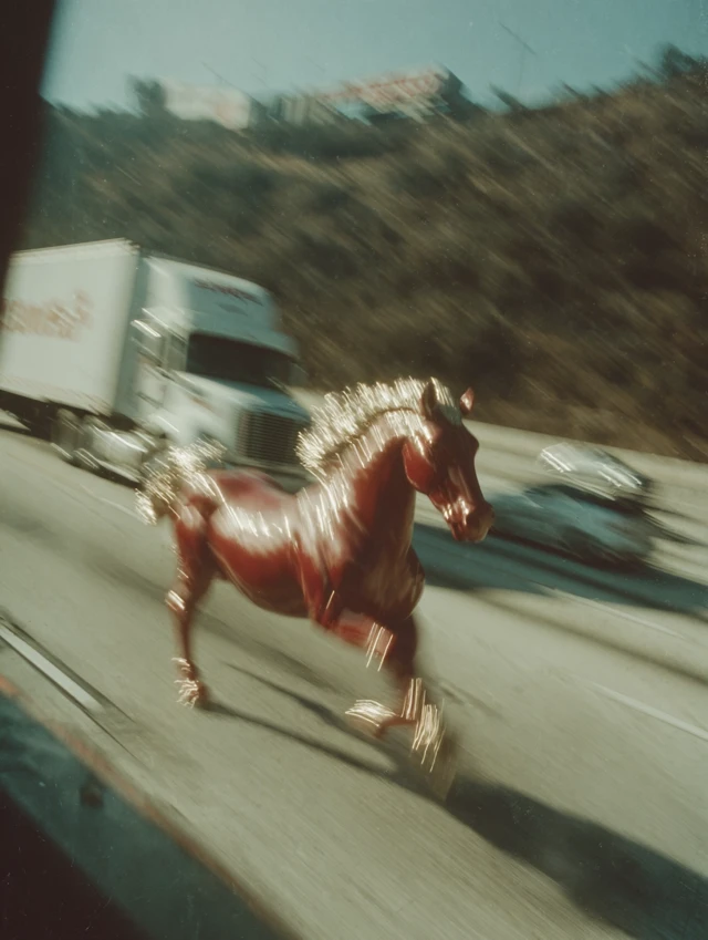 Steel Pegasus Freeway Race Hyper Realistic