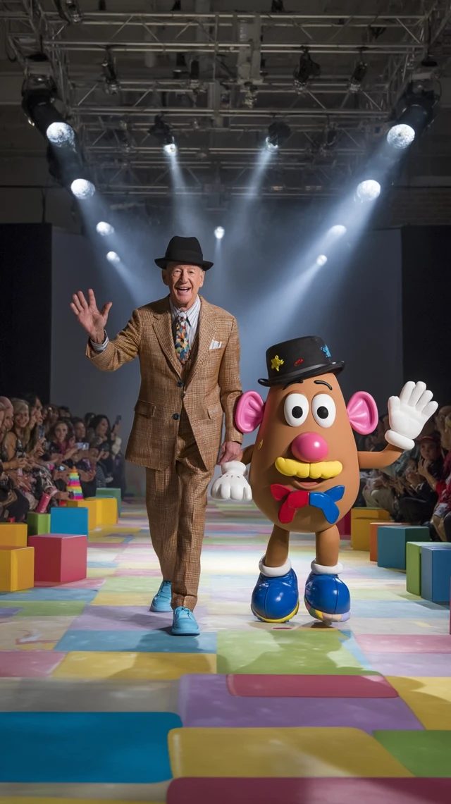 Don Rickles Mr Potato Head Runway Fashion