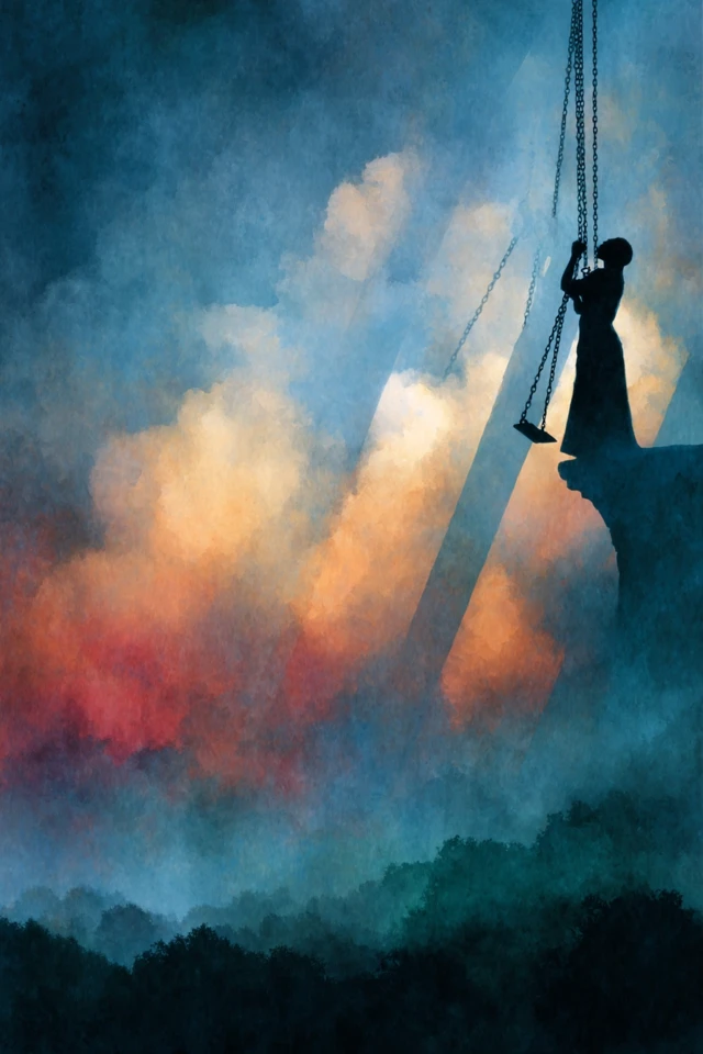 Liberation Artwork Silhouette Pastel Sky
