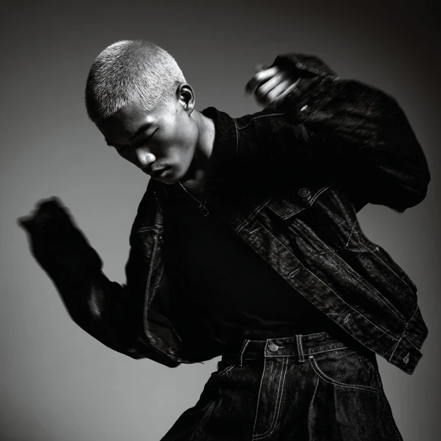 High Fashion Asian Male Model Punk Meets Calvin Klein